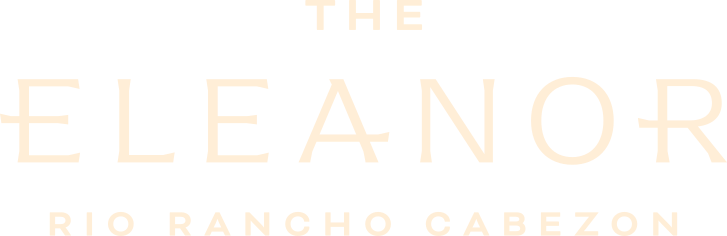 A green sign with white text that reads "THE ELEANOR" and "RIO RANCHO CABEZON".